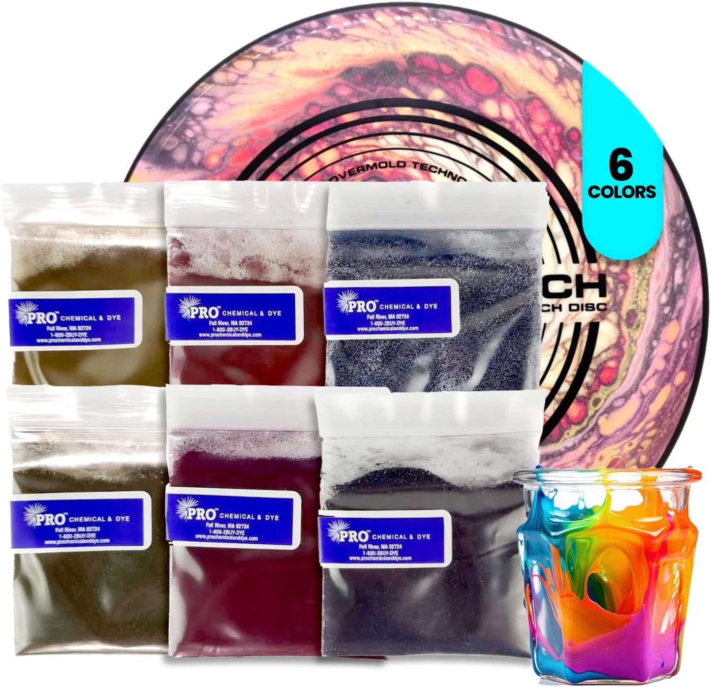 Kit tinte disco golf PRO Chemical para principiantes