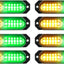 8 Luces Estroboscópicas 12 Led para Camión y Auto