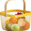 Cesta acero malla colgante cocina baño picnic