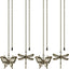Cadena tracción ventilador techo 12pulg bronce decorativo set 4