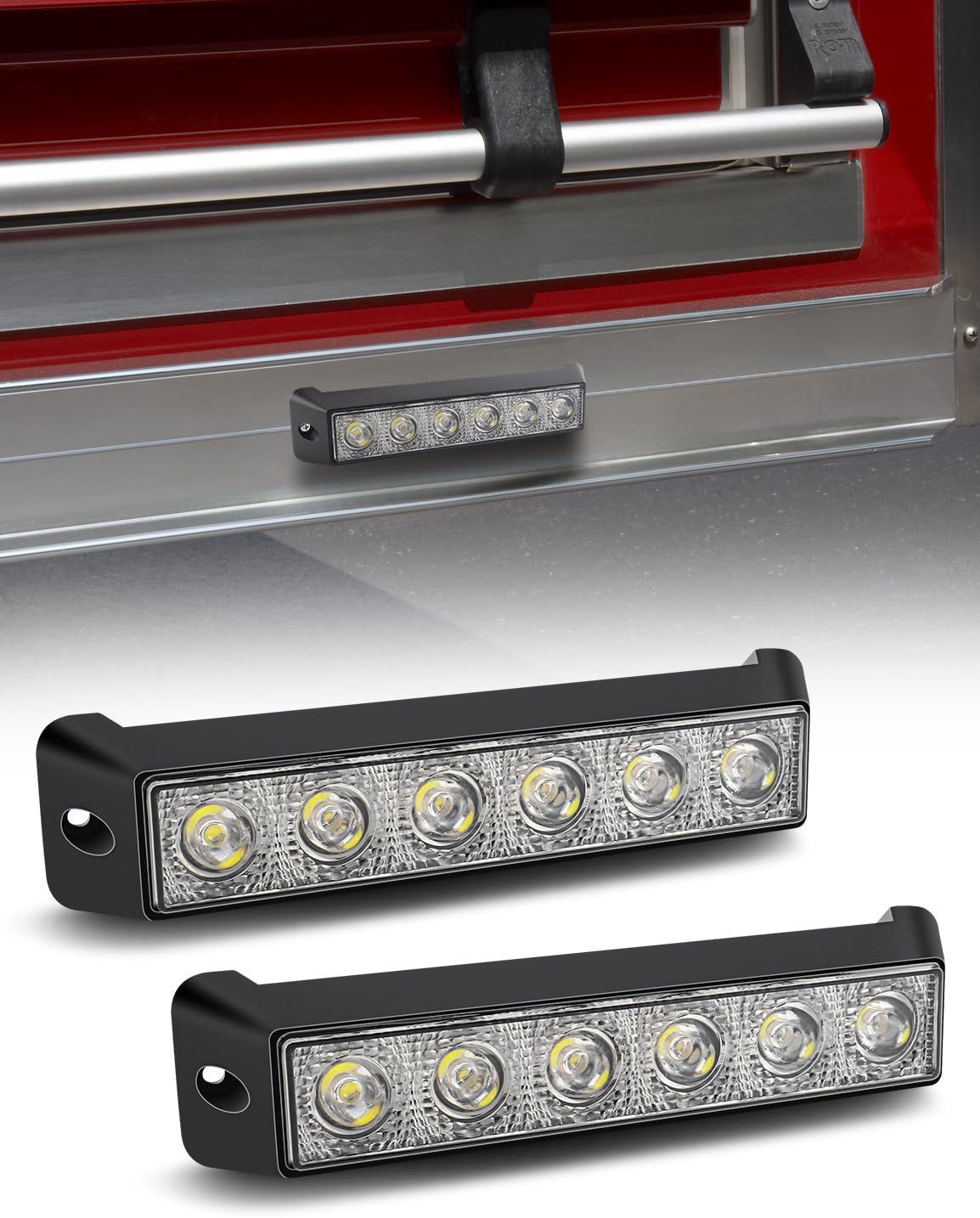 Barra luz LED 7.5" para Jeep SUV camión ATV 2uds