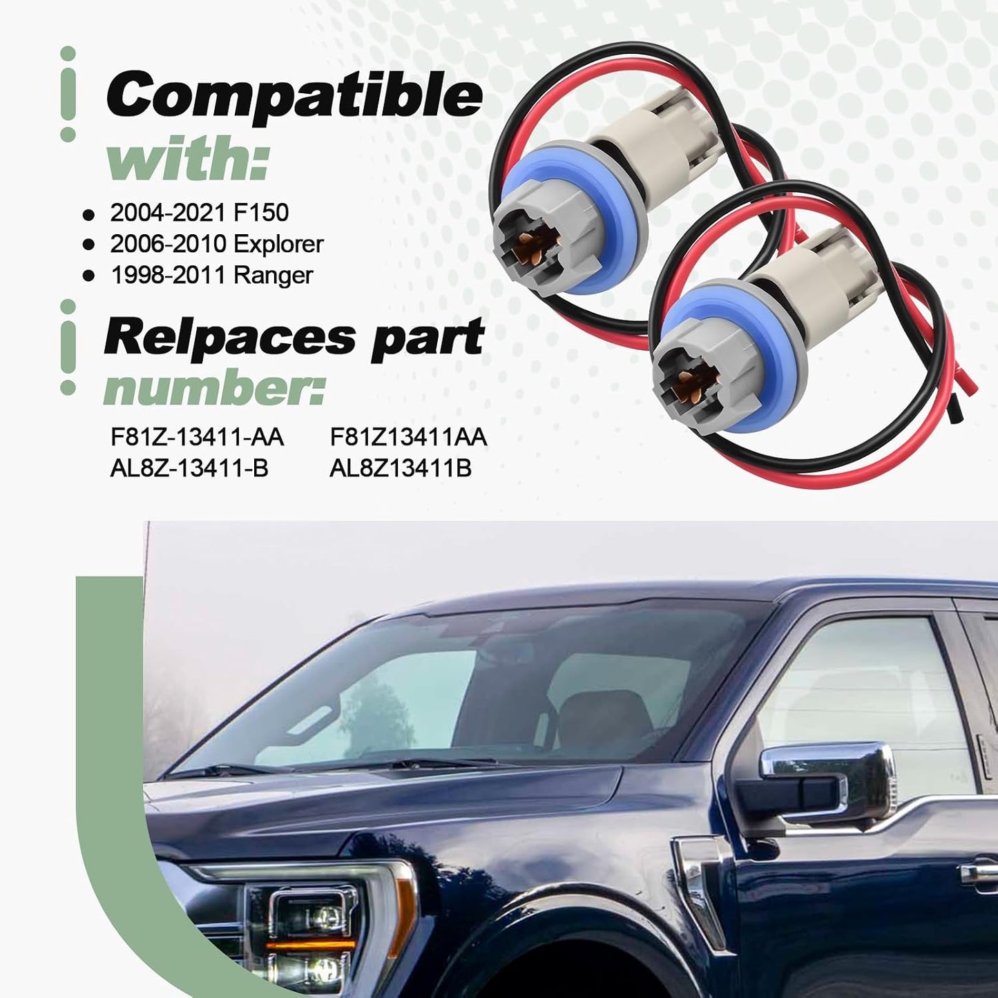 Set 2 enchufes luz F150 Explorer Ranger 98-21