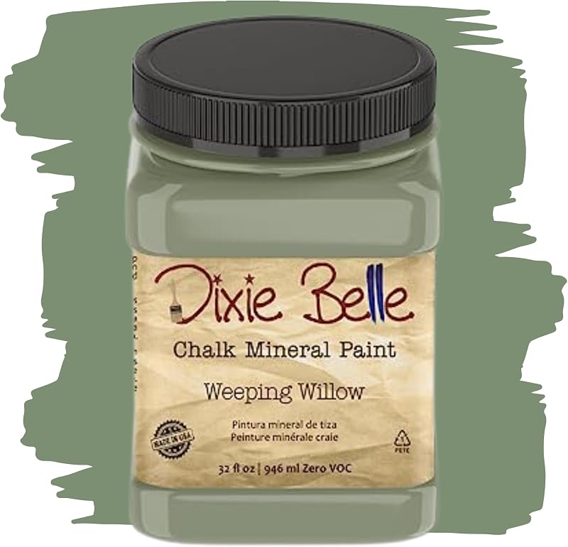 Pintura tiza para muebles 32oz verde suave mate