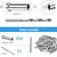 Kit 50 fundas T316 acero inox para barandilla 1/8pulg
