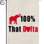 Bandera jardín That Del*a Sisters Sorority elefante