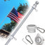 Mástil bandera fibra carbono 6ft anillos giratorios 5
