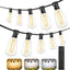 Luces cadena exterior 200ft control remoto 1004 bombillas