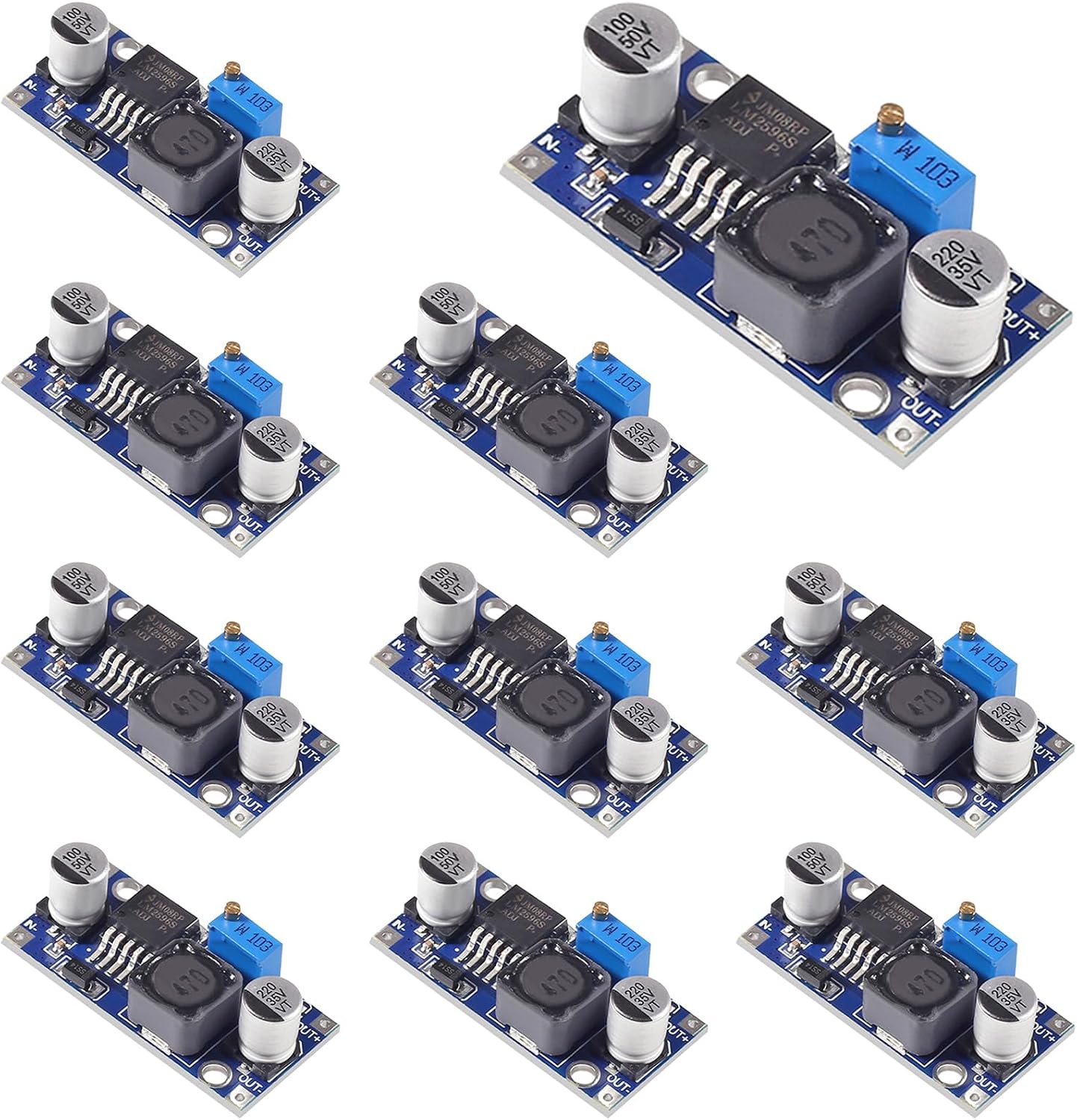 Convertidor LM2596 Paso Abajo 3.2V-35V