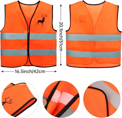 Disfraz caza naranja Blaze para niños con chaleco y gorro