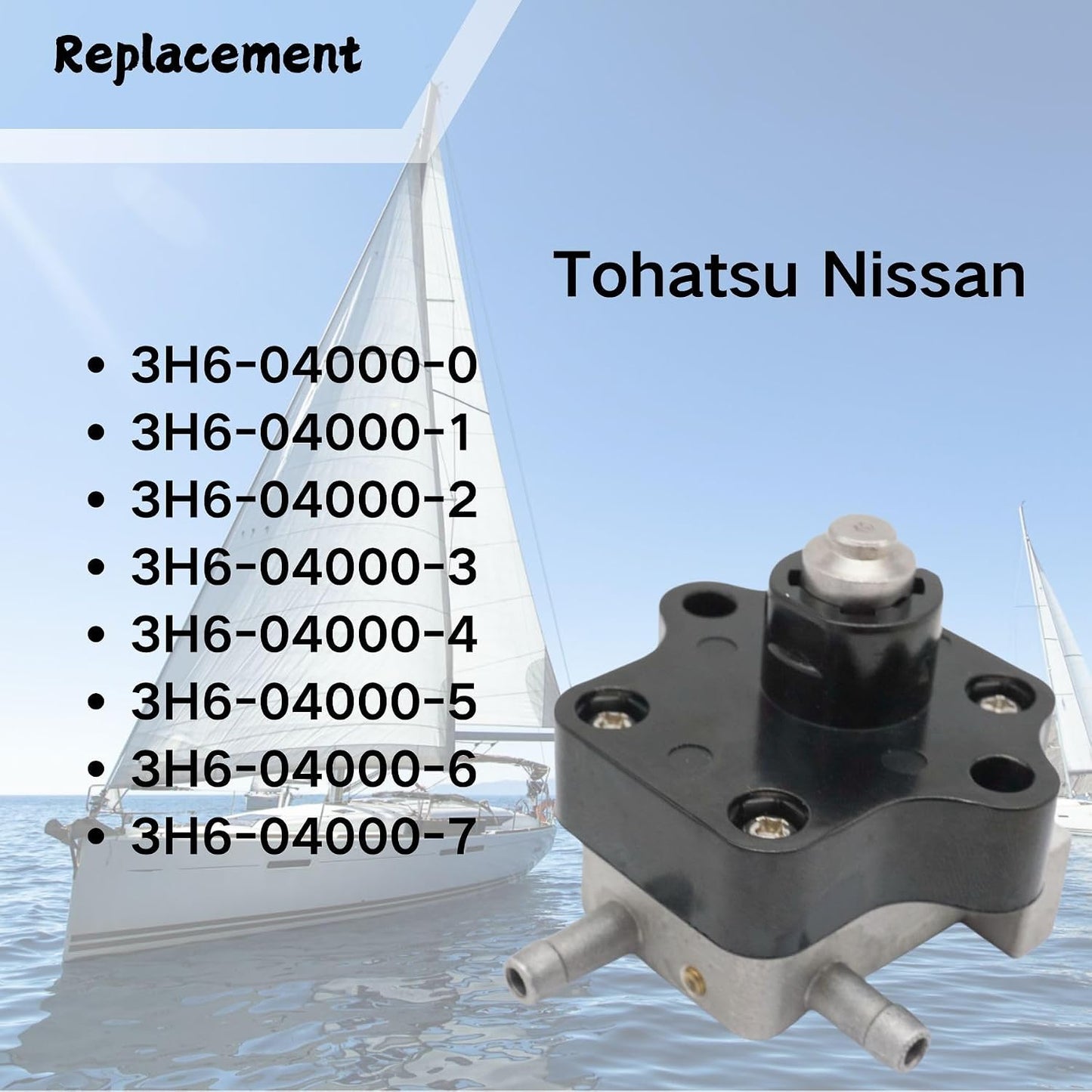 Bomba combustible Mercury Tohatsu 4-9.8 HP