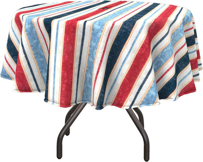 Mantel exterior redondo 60pulg con agujero repelente agua