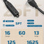 Cable extensión enchufe plano 25ft 3 salidas interior