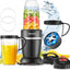 Licuadora 1200W portátil 12 pzas 6 aletas 2 tazas bebés