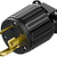 Enchufe Nema L6-30P 30A 250V conector bloqueo grado industrial