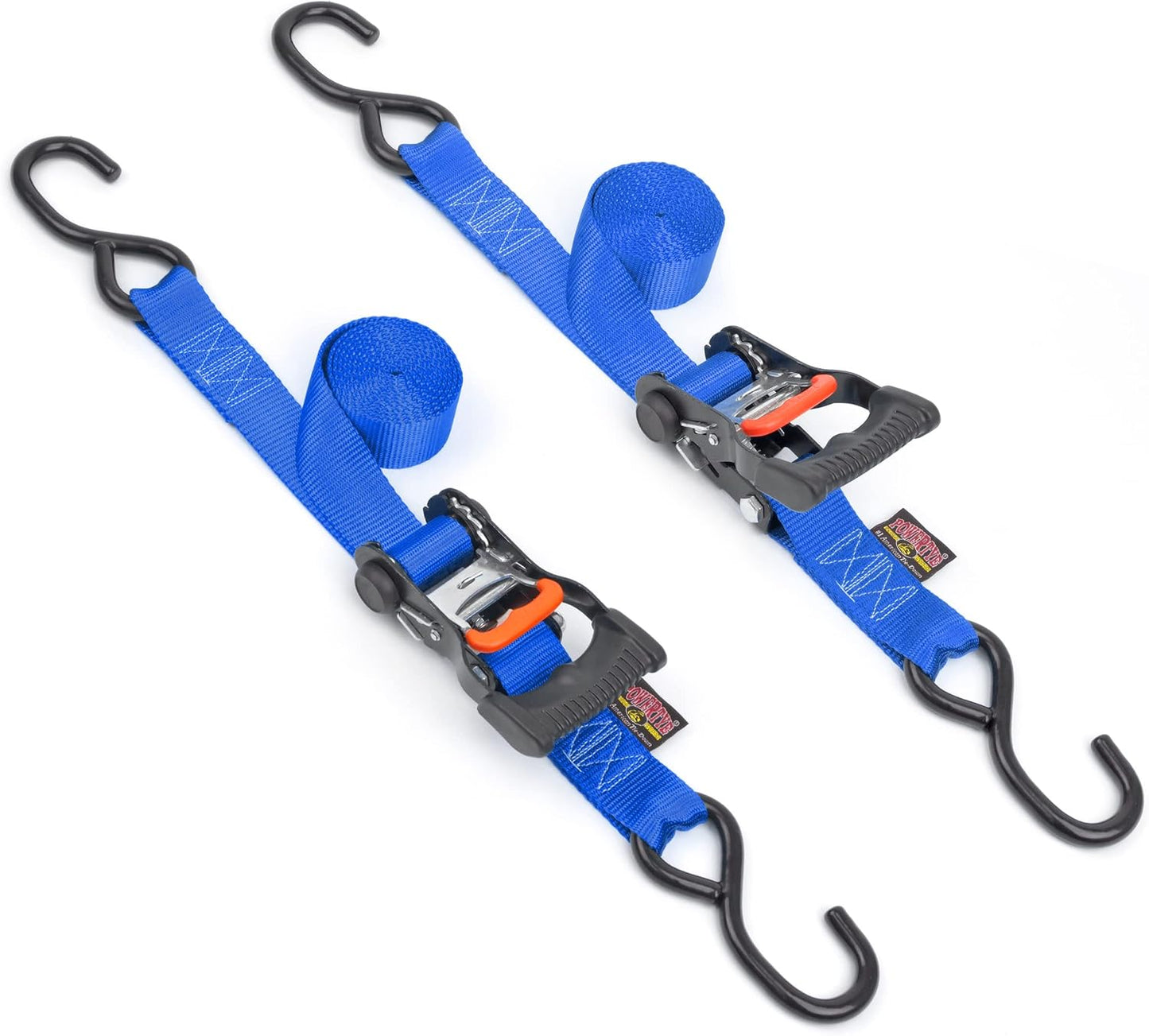 Correas trinquete ergonómico 1.5pulg x7ft ganchos S 1000lb