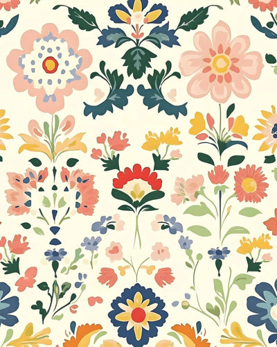 Papel tapiz floral rosa autoadhesivo para cajones