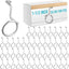 100 Anillos Brida para Cable Cat 6/7 1.5pulg Madera Hormigón