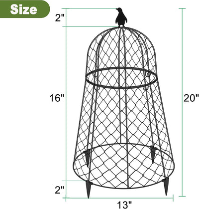 Cloche de alambre para plantas 13x20pulg