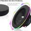 4 Pzas Anillos Espuma Autoadhesivo para Altavoces 6-6.75"