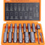 Set extractor pernos impacto 16 pzas para bujías y tuercas