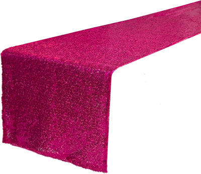 Camino mesa lentejuelas rosa 12x72pulg decoración fiesta
