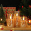 Velas LED cera real con temporizador remoto para fiestas