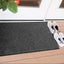 Alfombra goma 3x6ft cepillo absorbente carbón