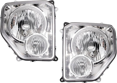 Set faros delanteros Jeep Liberty 08-12 con luces antiniebla