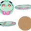 Set tazas anime Adam Smasher y posavasos Rebecca negras