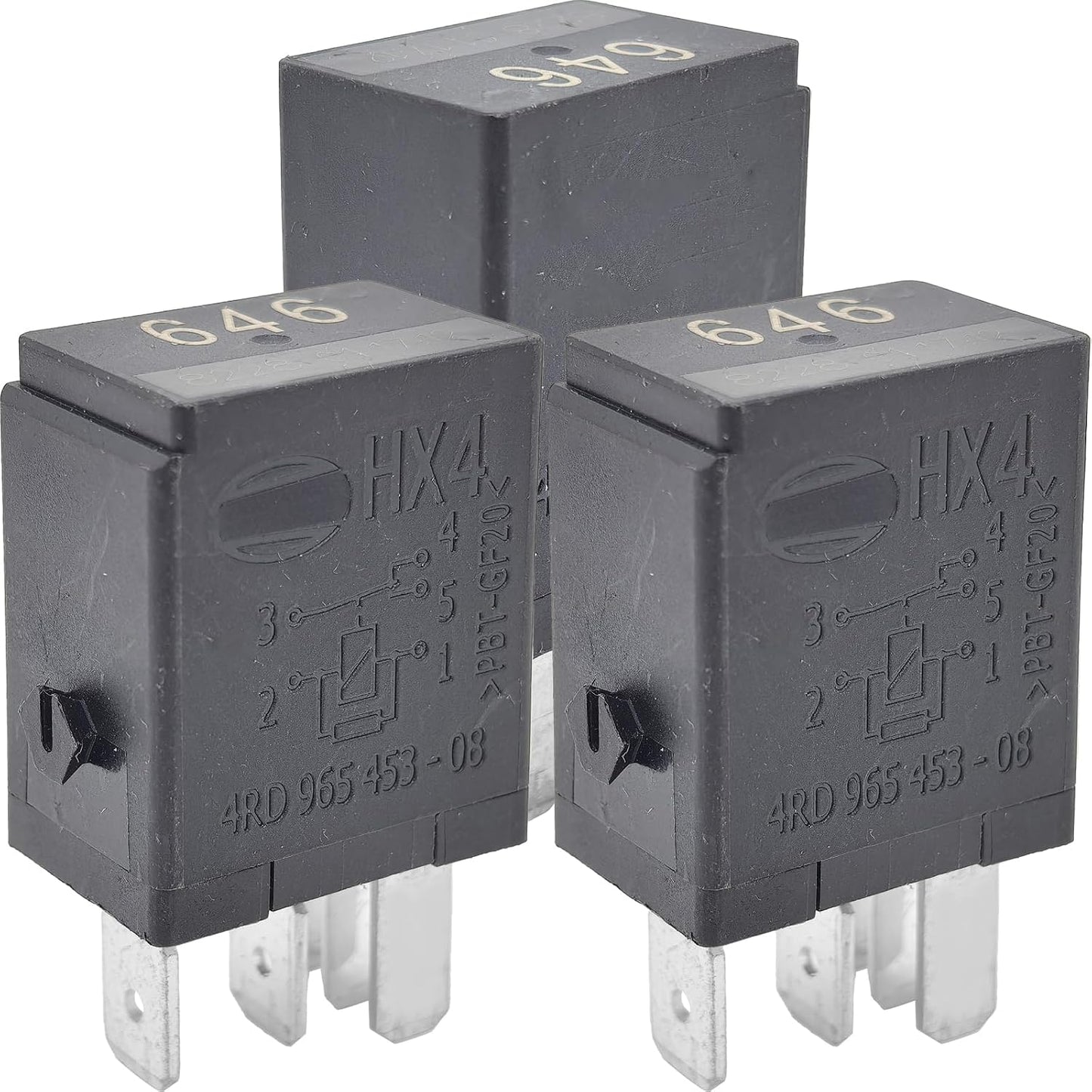 3 Relés Comp Audi/VW 12V 30A SPDT