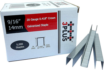 Grapas alambre fino galvanizado 3/8pulg 5000 pzas