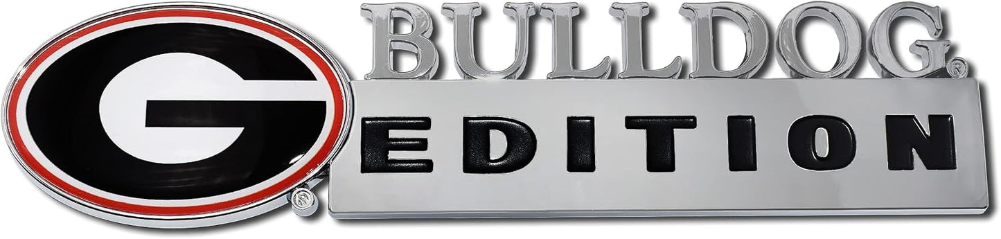 Emblema metal Georgia Bulldogs universal 7x5.7cm resistente