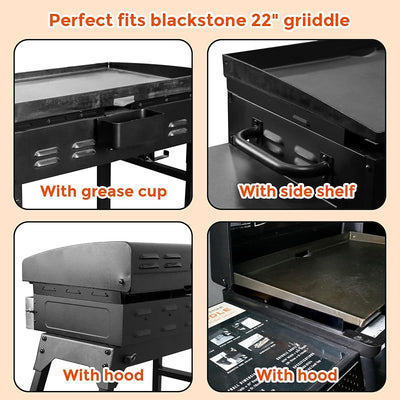 Protectores viento plancha Blackstone 22pulg