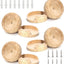 4 Enchufes madera maciza soportes U 1-3/8" universal