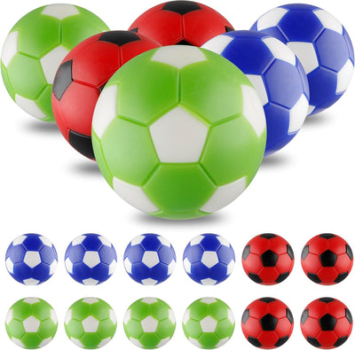 12 Pzas Bolas Futbolín 1.417pulg Multicolor