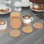 200 Posavasos Corcho Redondos 3.54pulg para Café Vino