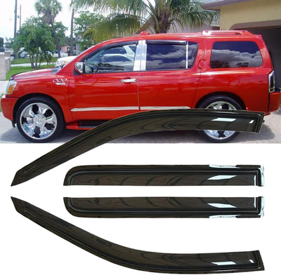 Deflector viento 4 Pzas para techo corredizo Nissan