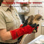 Guantes manipulación animales talla M doble acolchado