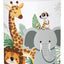 Cesta plegable animales tropicales para bebé 63L