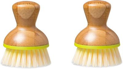 Cepillo platos bambú ergonómico sin formaldehído