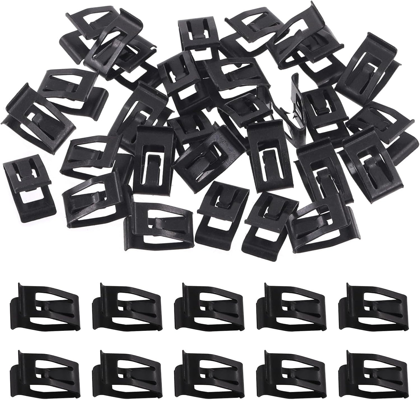 30 Pzas Clip Metal Universal para Panel Puerta
