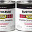 Pintura esmalte negro mate 8oz paquete 2