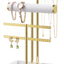 Soporte joyas terciopelo 3 niveles negro