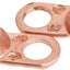 Terminales cable cobre 2/0 perno 1/2pulg pack 2
