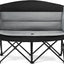 Silla campamento doble 600lb con portavasos