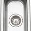 Fregadero cocina acero inox ovalado 10" con colador