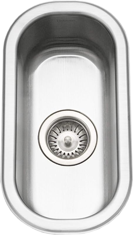 Fregadero cocina acero inox ovalado 10" con colador