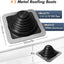 Bota ventilación techo metal flexible para tuberias 1/4 a 5-3/4pulg