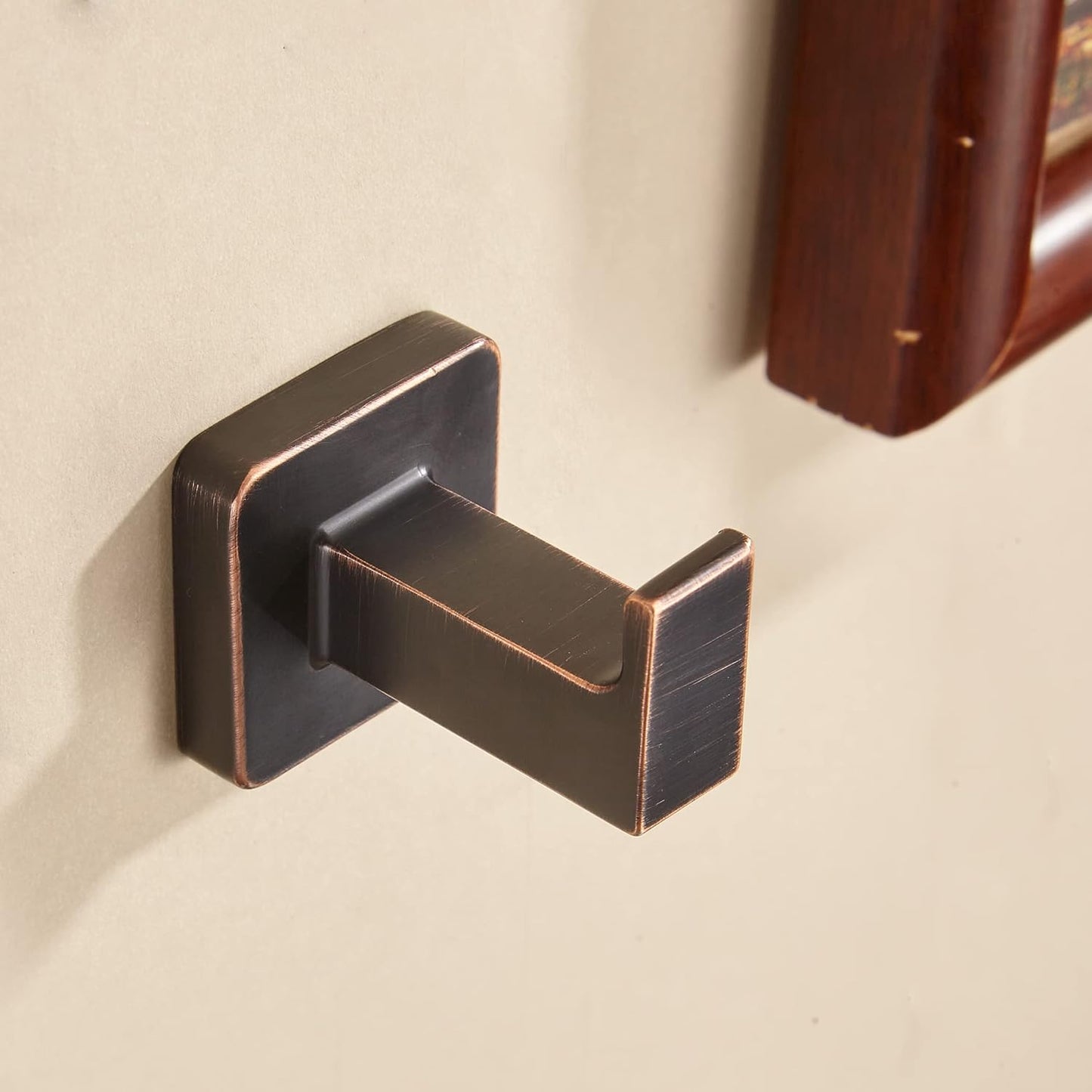 Ganchos para toallas y abrigos baño acero inox 2 pzas