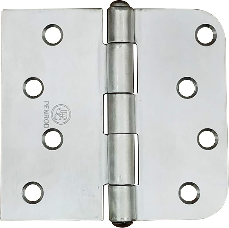 Bisagra seguridad acero inox 4x4.25 5/8 pin remachado set 3